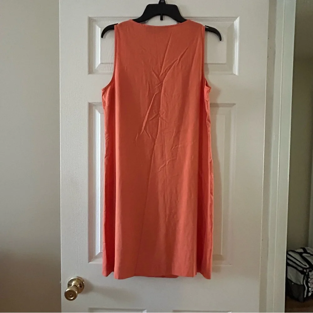 NWOT NY & Co Linen-Blend Shift Dress - Picture 3 of 5